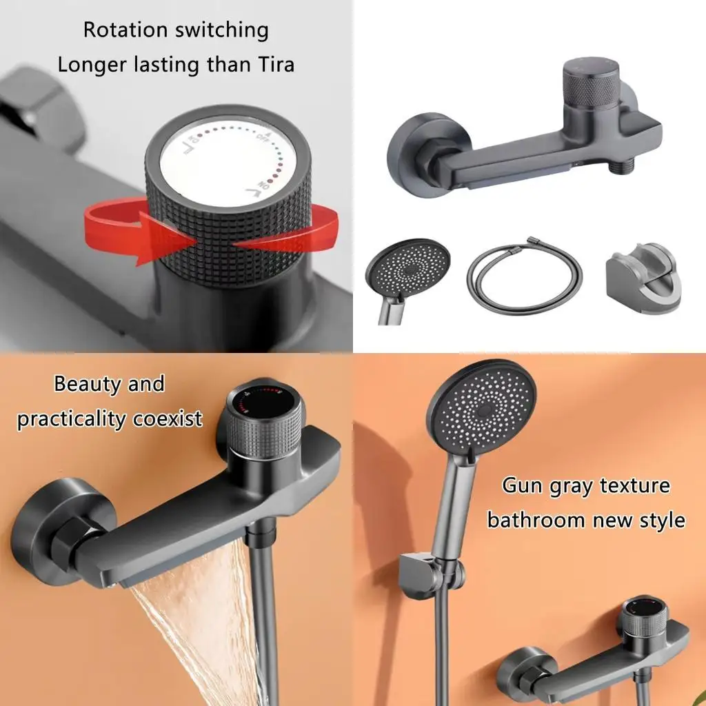 

Wall Mounted Tub Filler With Handheld Shower Head Waterfall Spouts Hot and Cold Mixer Tap Waterfall Bathtub Faucet Set