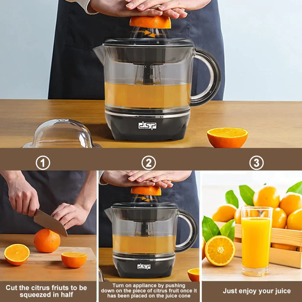 Orange Citrus Juicer Electric Fruit Juicer Portable Food Processing Automatic Fresh Juicing