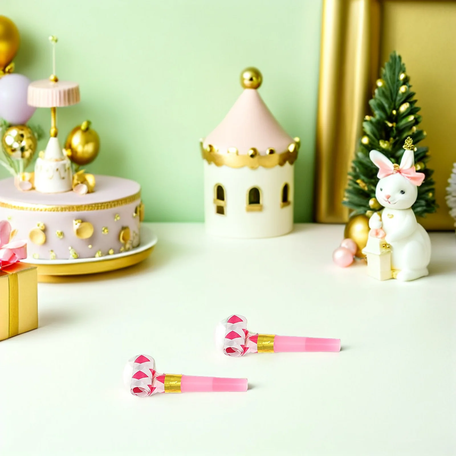 

120Pcs Party Noise Maker for Children Bright Blow Dragon Whistles Kids Birthday Party Supplies Fun Blowers Noisemakers Cheer