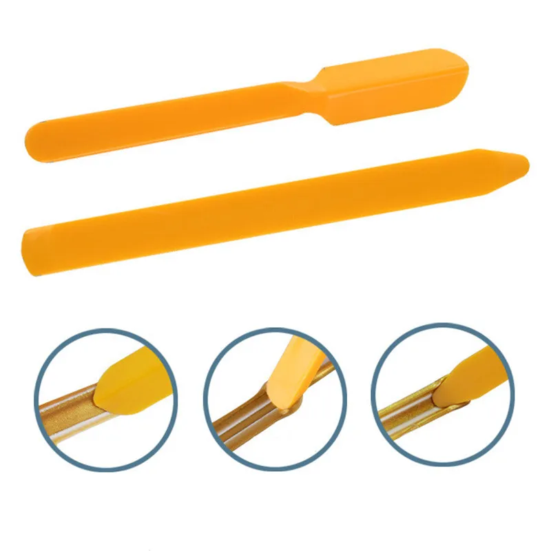 2pcs Plastic Drywall Corner Scraper putty knife Finisher Cleaning Stucco Removal Builder Tool for floor wall ceramic Tile DIY