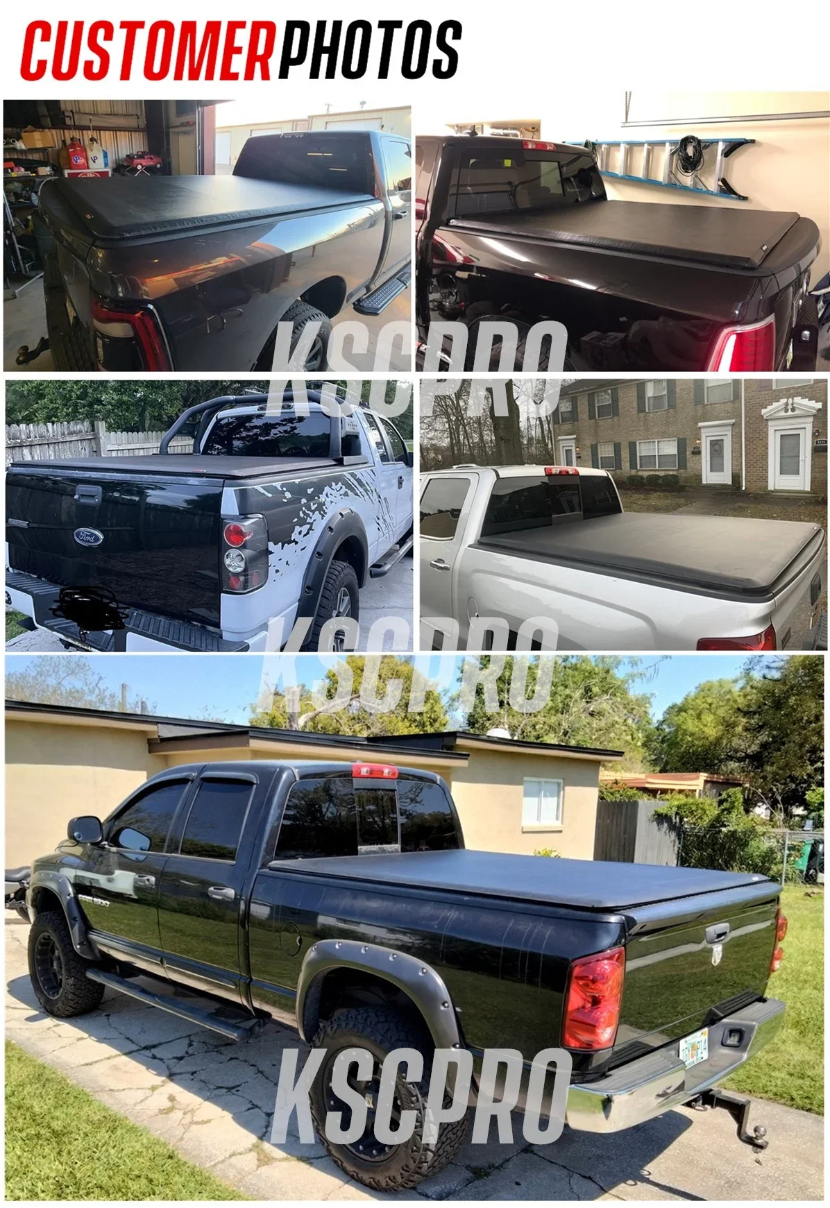 KSCPRO F150 Accessories Soft roll up tonneau cover for Ford F150 F-150 2022