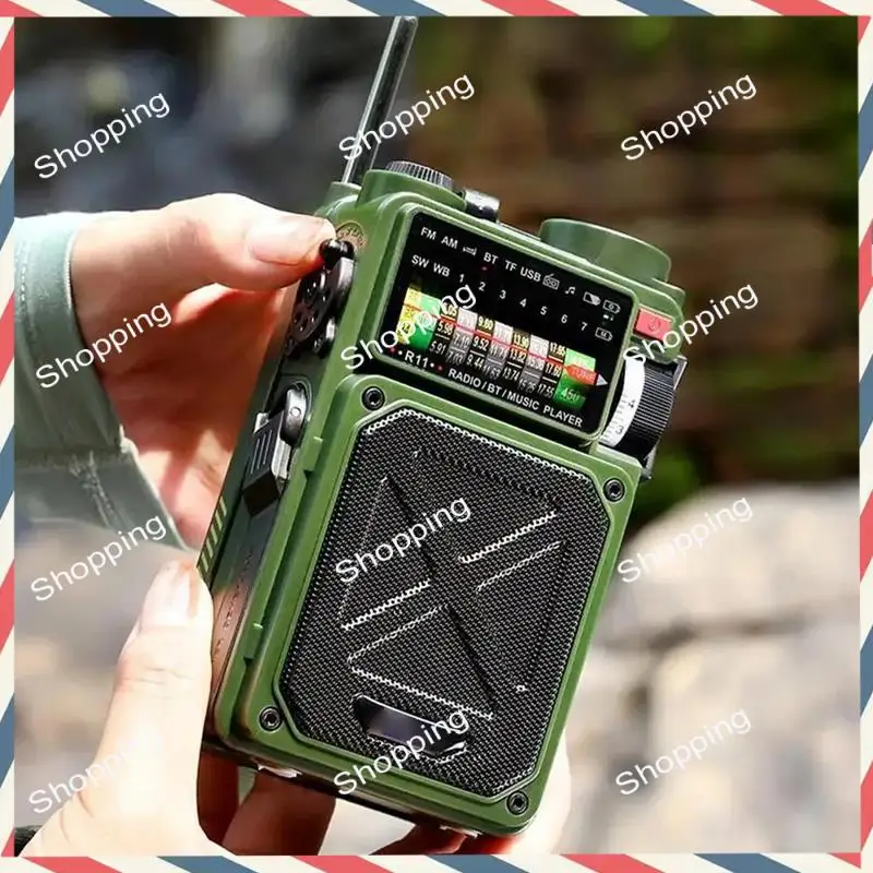 M20K Hand-Operated Emergency Solar Radio Solar Bluetooth Outdoor Camping Alarm Radio Bluetooth Outdoor Camping Alarm Radio