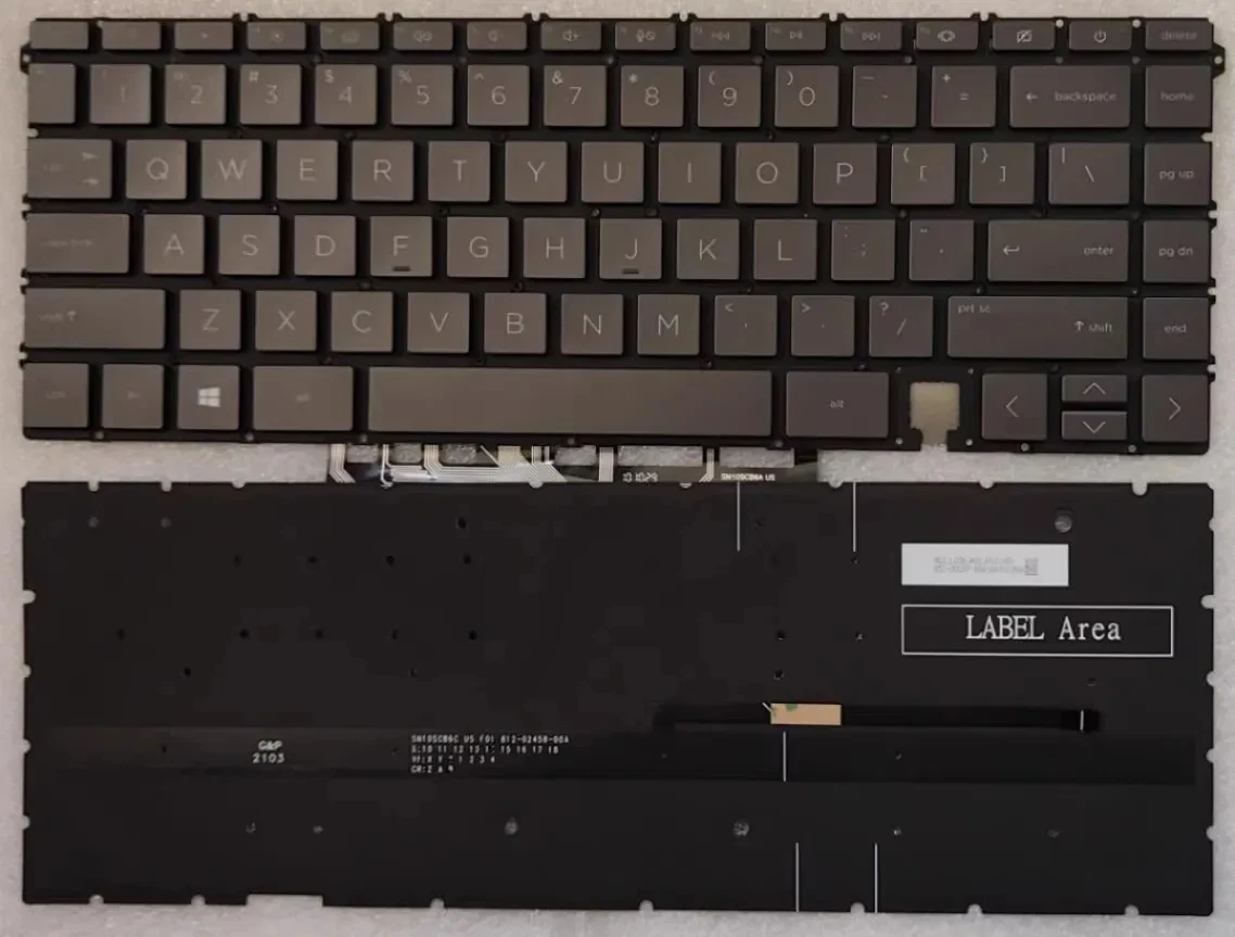 

New Laptop HP TPN-C154 Spectre X360 16-F0023DX 16-F2097nr F2047nr US Backlit Keyboard