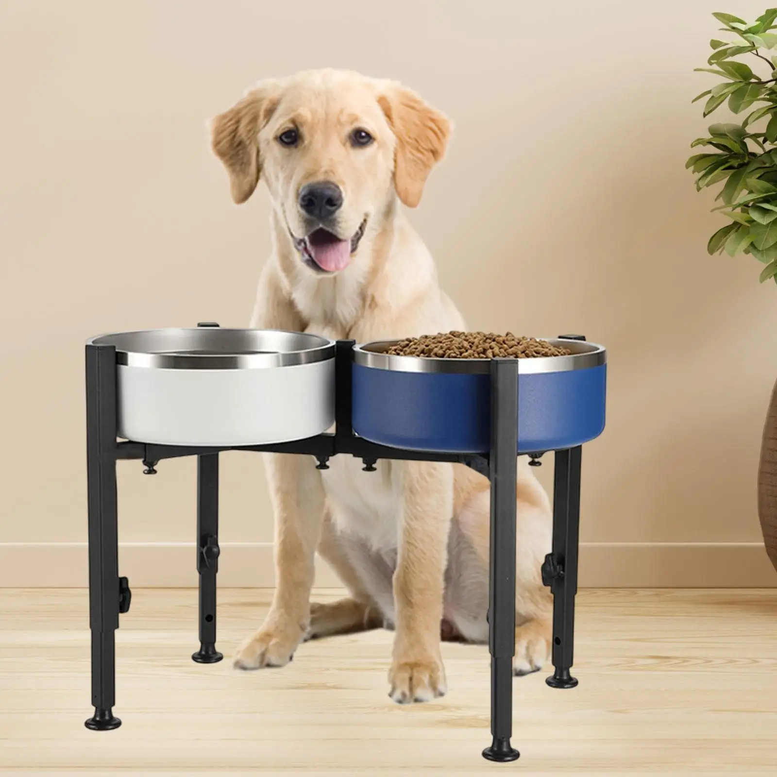 Comedero elevado para perros y gatos – Ajustable y portátil - imagen 5