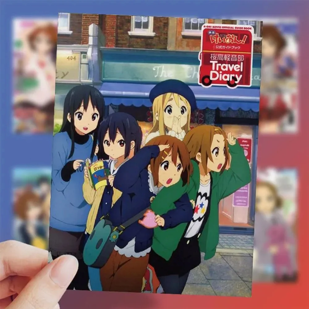 10/30/60 Uds. Pegatinas de póster de K-ON de Anime Kawaii chica de dibujos animados Hirasawa Yui Akiyama Mio calcomanía Notebook teléfono portátil lindo pegatina para niños