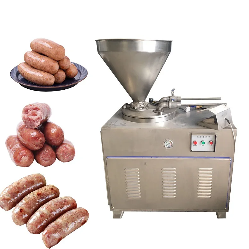 

Hot Sale Horizontal Hydraulic Electric Sausage Stuffer For Food Factory