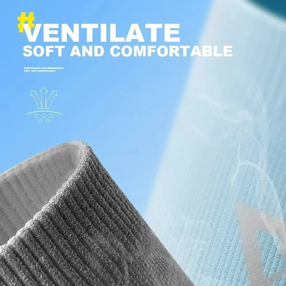1Pair Breathable Sports Wrist Supports Elastic Knitted Seamless Tube Wrist Support Sleeves Stretch Fit Sweat Absorbing