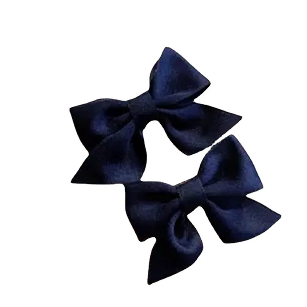 1pcs Fashion Grace Blue Bow Hairpins Barrettes For Women Girls Party Hair Accessories