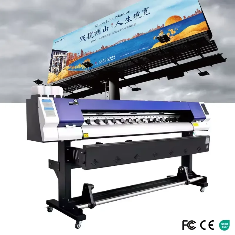 for Environmentally Friendly Large Format Printer 1440dpi Solvent Based Self Adhesive Printing Machine