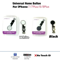 MEIBI Home Button for iPhone 7 7 Plus 8 8 Plus Home Button Flex Cable Assembly Replacement touch ID Fingerprint recognition
