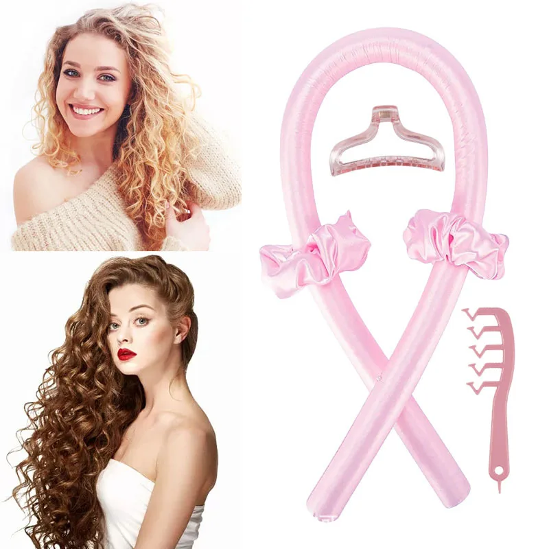 Haaraccessoires Voor Vrouwen Clip Zacht Haar Krulspelden Heatless Curling Staaf Hoofdband Haar Styling Tools Curling Lint Modellering Set