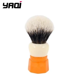 YAQI-cepillo de afeitar de dos bandas para hombre, herramienta de afeitado, limpieza Facial, barba