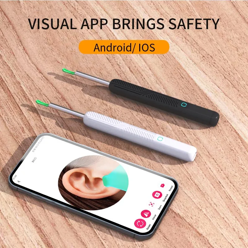 smart ear cleaner Camera Borescope Wireless Wi-fi Visual USB Charging Endoscope Ear wax remover Tool device for ear cleaning EB3