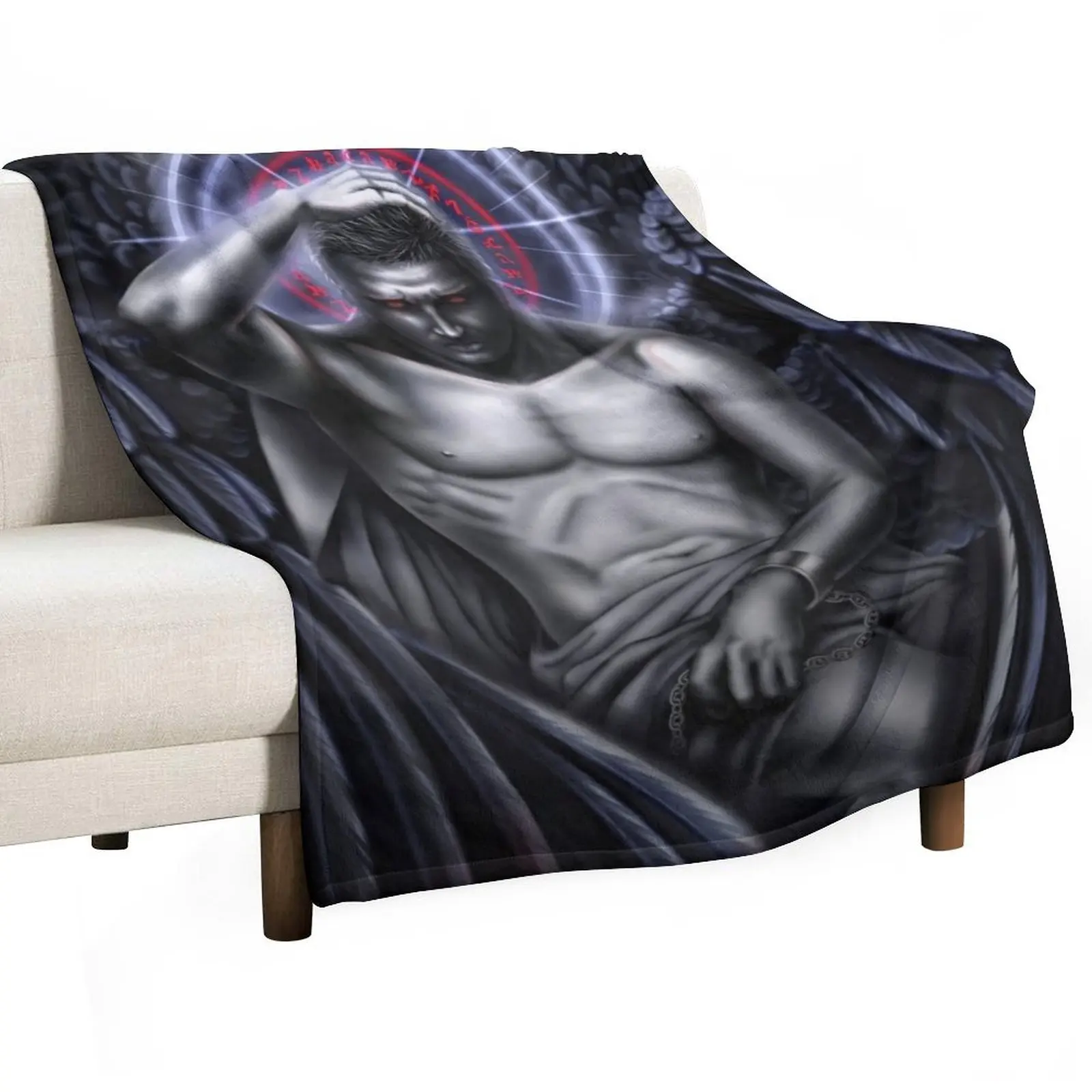 

Sympathy for the Devil Throw Blanket Comforter Hair Plaid on the sofa Weighted Blankets