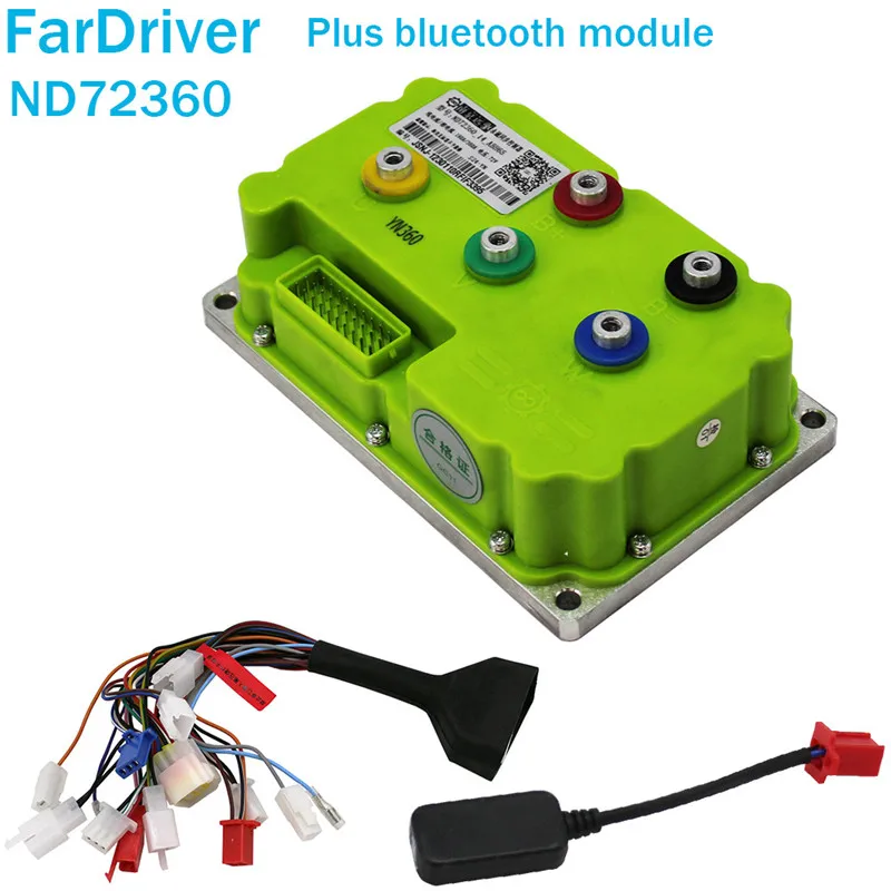 

Fardriver Nanjing Far Drive ND72360 Sine Wave Vector Weak Magnetic Controller 190/360A with Bluetooth