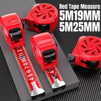 5M Tape Measure Retractable Red High-precision 3M 7.5M Measuring Tape Thickened Wear-resistant Tape Practical Measuring Tools