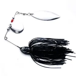 Swim Jigs Fishing Lure Silicone Artificial Bait Skirts Casting Jig Sharp Hook Spinners Spinnerbait Metal Trout Spoon Bass Pike