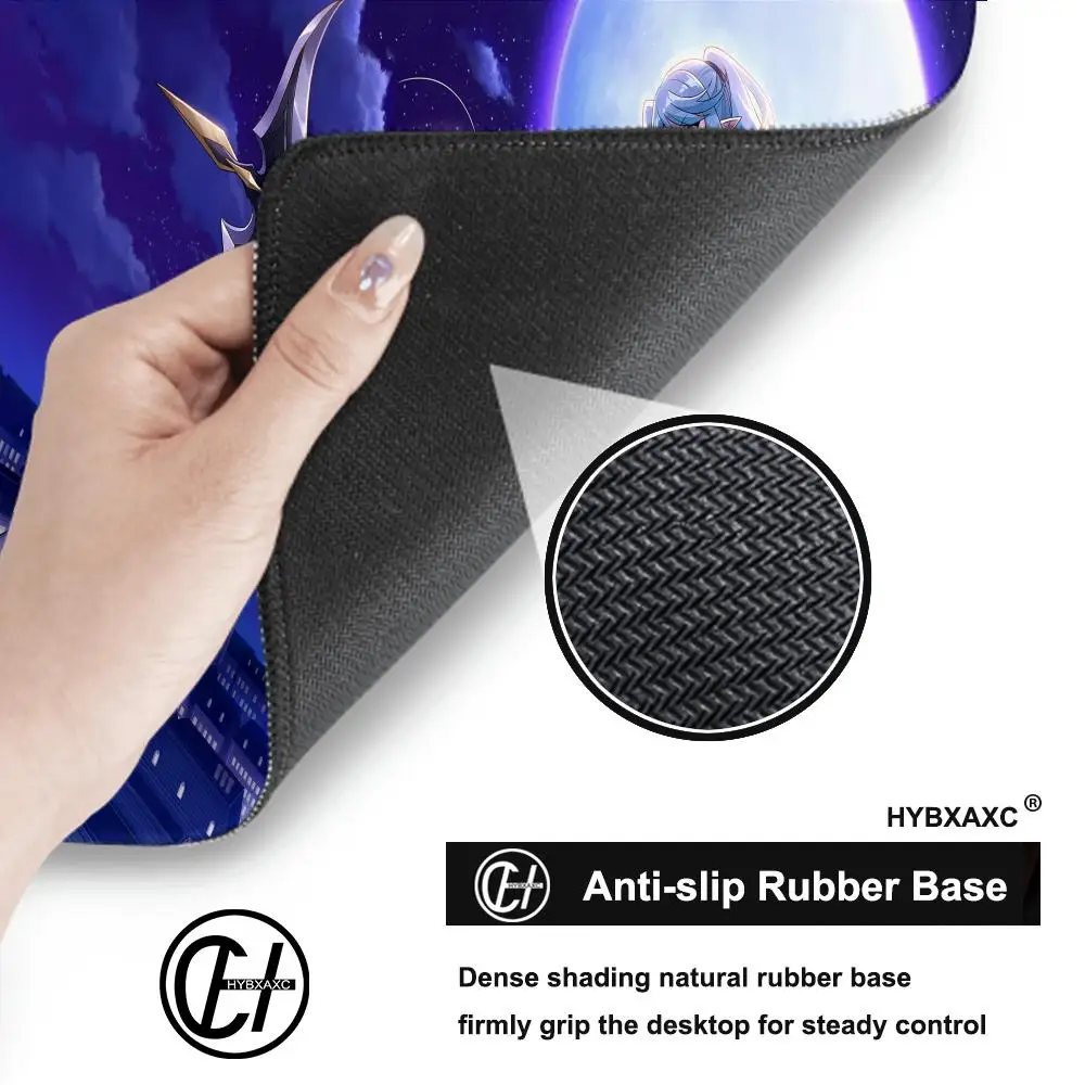 T_the E_eminence in S_shadow Anime Mousepad Komputer Laptop Gamer Pad PC Gaming Accessories Desk Mats Rubber Extended Pad