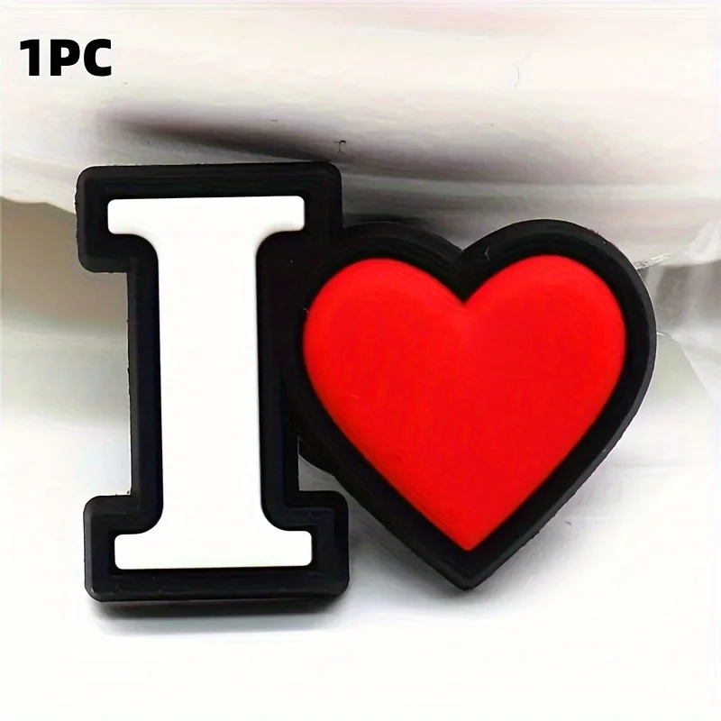 1 Stück schwarz-weißer Alphabet-Schuhanhänger, PVC-Schuhzubehör für Crocs, Armband, Slipper, DIY-Zubehör, Geschenke für Urlaubsparty – Detail 5