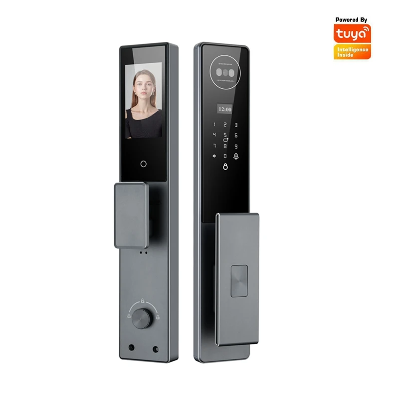 3D Face Recognition Eye Remote Electronic Capture Intelligent Password Anti-theft Tuya Wifi Fingerprint Smart Door Lock