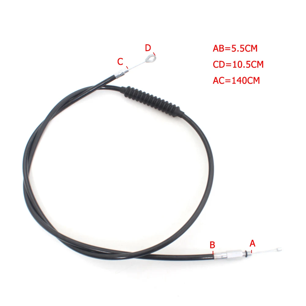 

140CM Motorcycle Accessories Braided Clutch Cable Hand Control Wire Wolfram Steel For Harley Iron 883 Sportster XL883N XL1200V