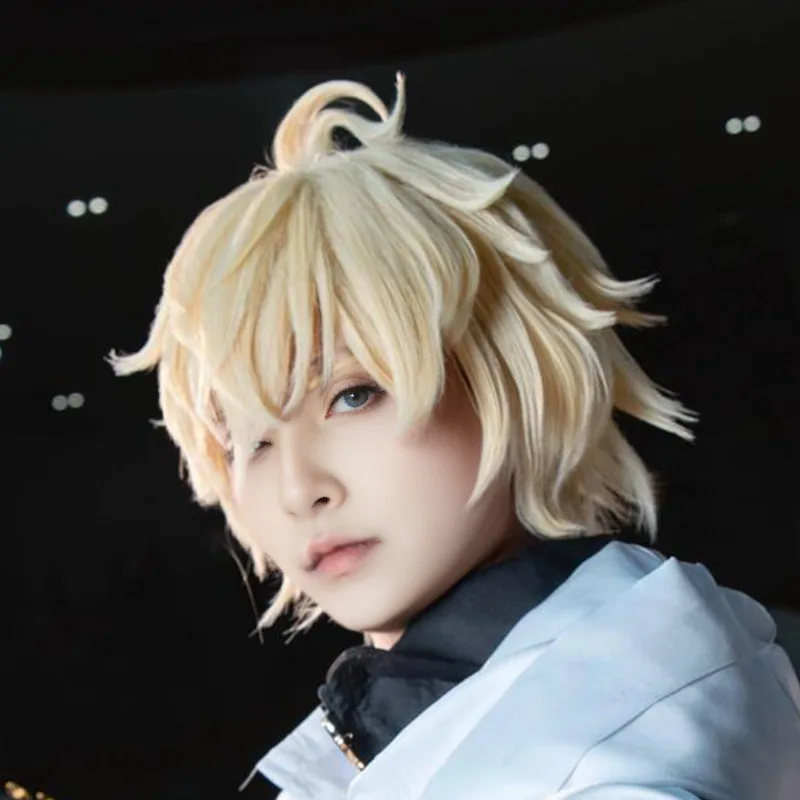 エンドレスシャイニーエンジェル コスプレウィッグ 百夜のミカエル ライトゴールデン リバースカール