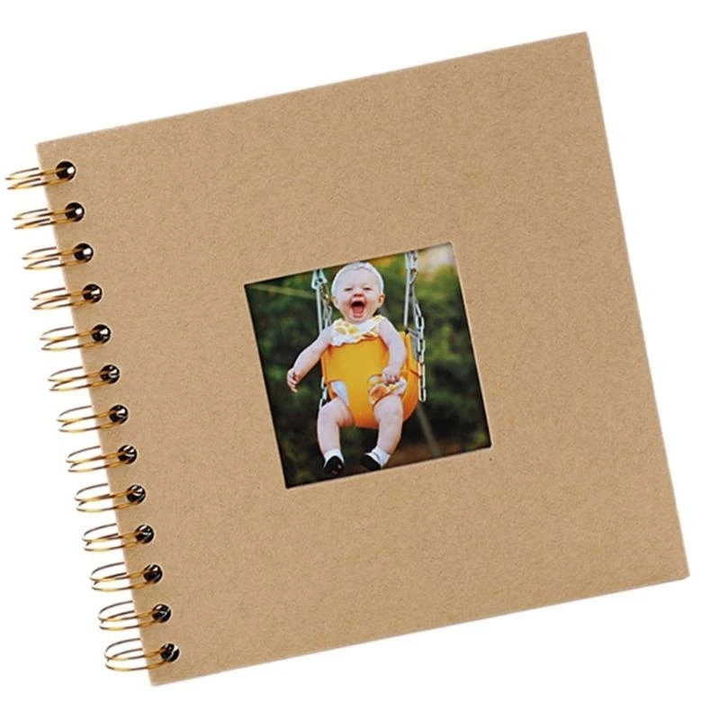 Y4QA Creative Baby Photo Album Handmade Scrapbook Album per ricordi preziosi