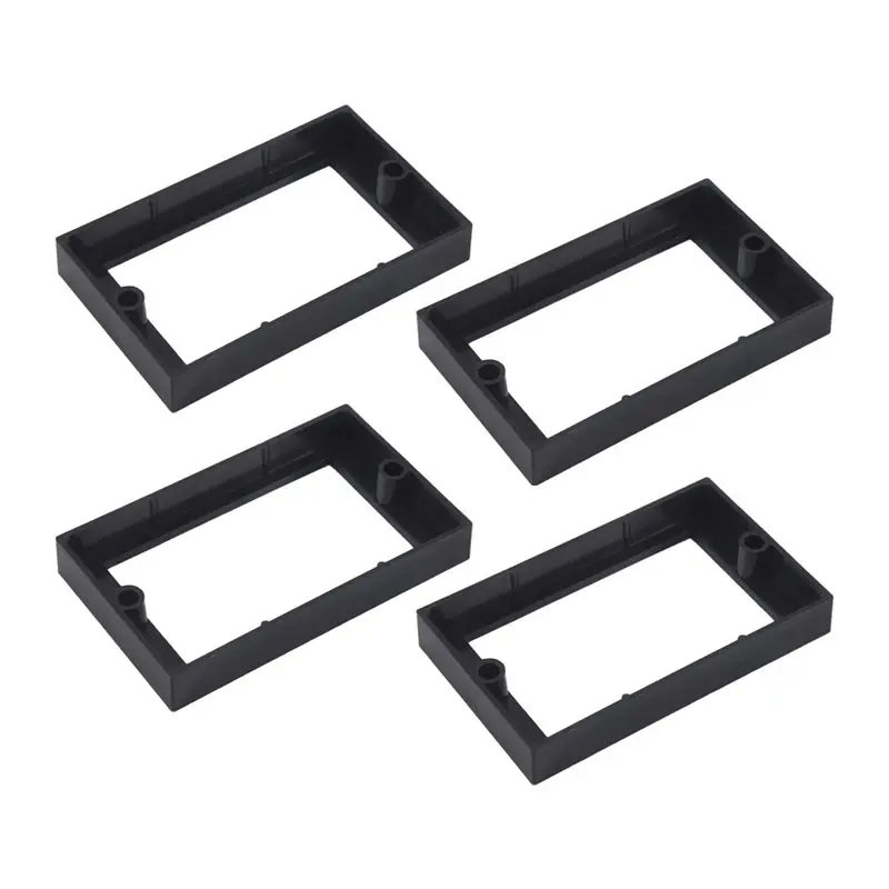 A01F-4Pcs 1/2Inch Single Gang Outlet Box Extender,Electrical Outlet Extender Receptacle Extender Outlet Extension Box