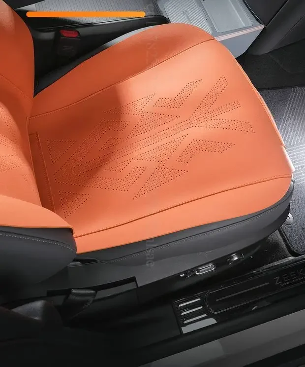 for Zeekr X 2024 Seat Cushion Fur Leather Porosity 4 5  Seat Cover Interior Accessories Semi-wrapped Ventilated Four-season Pad