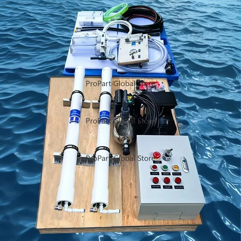 3000L/Day Seawater Desalinator RO Plant for Yacht Sailing Boat - Modular Watermaker Salt Water to Drink Water Desalination