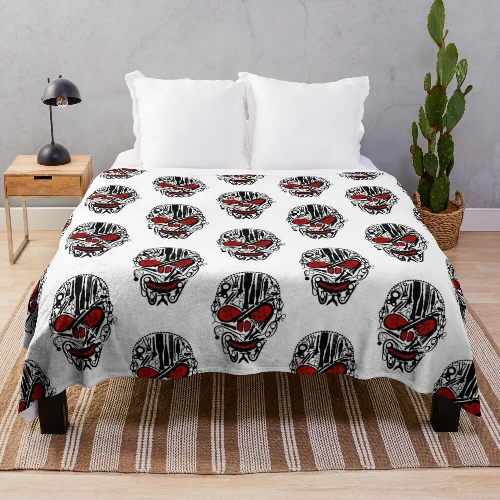 

Kink Skull Throw Blanket Personalized Gift sofa bed Picnic Blankets