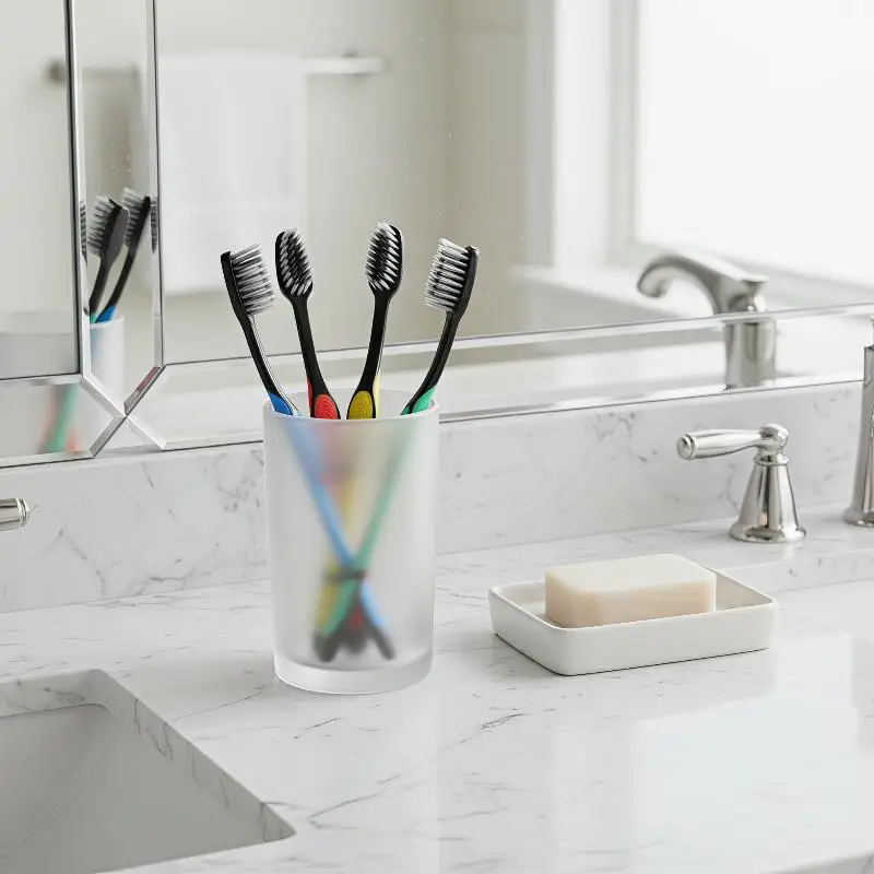 Small Round Head Toothbrush 5/10 Pack Soft Hair Individually Packaged for Adult Home Travel Oral Hygiene