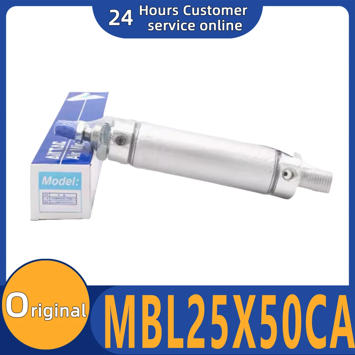 

Brand new original aluminum alloy cylinder MBL25X50CA MBL25X75CA MBL25X100CA MBL25X125CA
