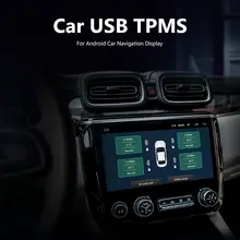USB TPMS Car Pressure Alarm with 4 Sensors #3