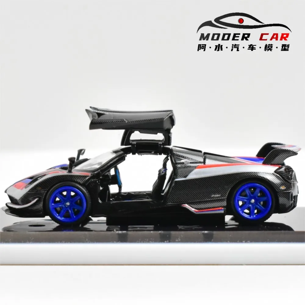 Demon King Auto 1:64 Lembrança Pagani Huayra BEIJING Auto Show Carro modelo fundido colecionável