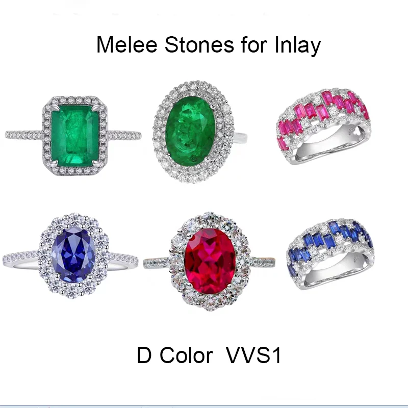 D اللون قيراط واحد في كل عبوة أبيض D اللون أحجام صغيرة مويسانيتي أحجار فضفاضة من 0.9 مللي متر إلى 3.0 مللي متر تمرير إيجابي الماس تستر