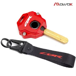 For HONDA CBR650R CBR600RR CBR1000RR CBR500R CBR600F CBR 650R 600RR 1000RR 250RR Motorcycle CNC Key Case Cover Shell Keychain