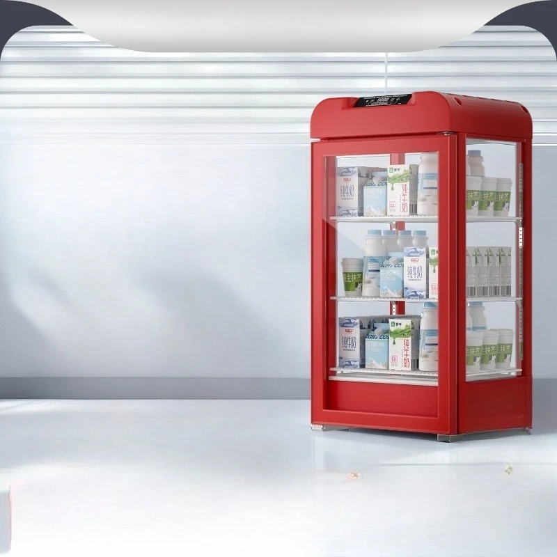 Insulation display cabinet, commercial fast food milk beverage heating cabinet, convenience store constant temperature hot drink