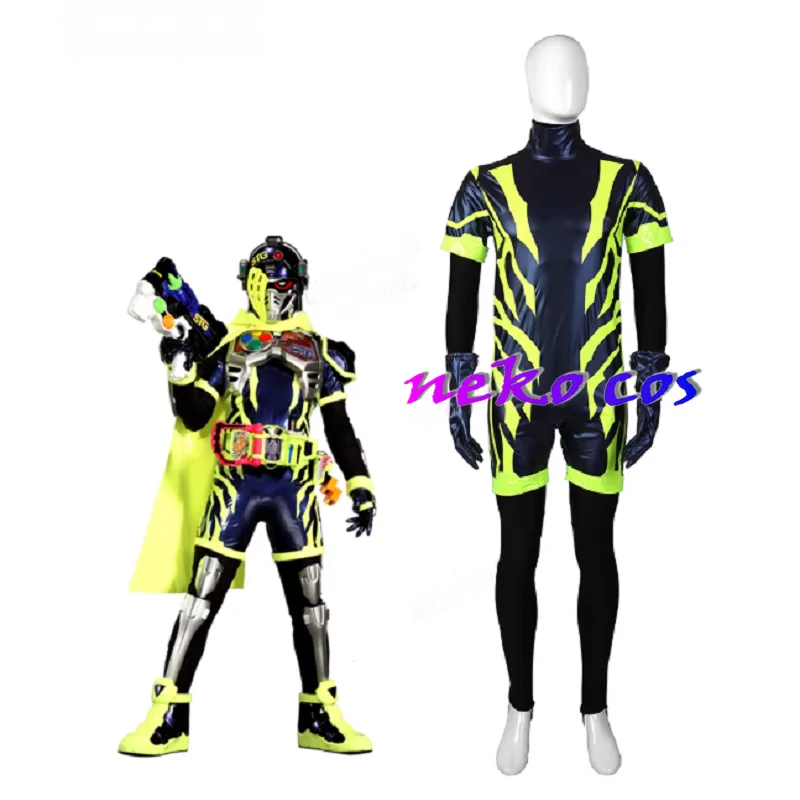 

nekocos rider Ex-Aid Rider Snipe Shooting Gamer Level 2 with gloves tight fitting bodysuit jumpsuit Cosplay costume