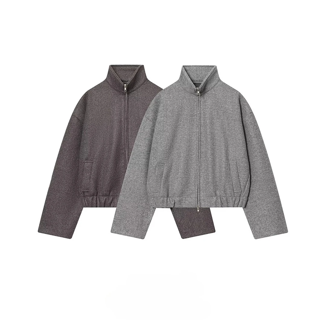 

Topenomi куртки-бомберы женские осенне-зимние свободные короткие пальто с воротником-стойкой на молнии корейские шикарные повседневные универсальные топы уличная одежда