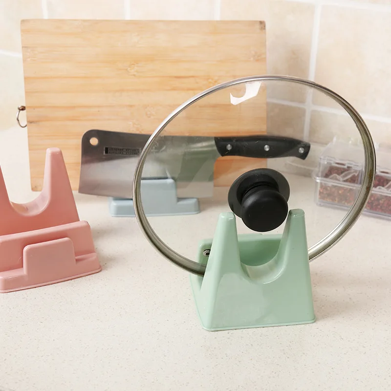 Pot Pan Cover Holder Sucker Bracket for Pot Lid Holder Rack Kitchen Tableware Knife Spoon Storage Organizer Kitchen Accessories