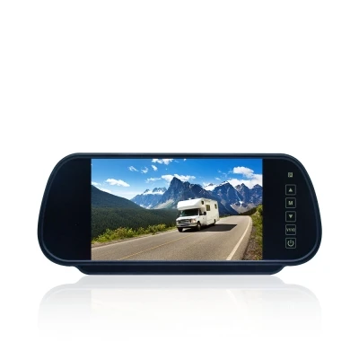 HD Wireless Electronic Rearview Mirror Camera System with Dual DVR & Night Vision for Trucks/Buses