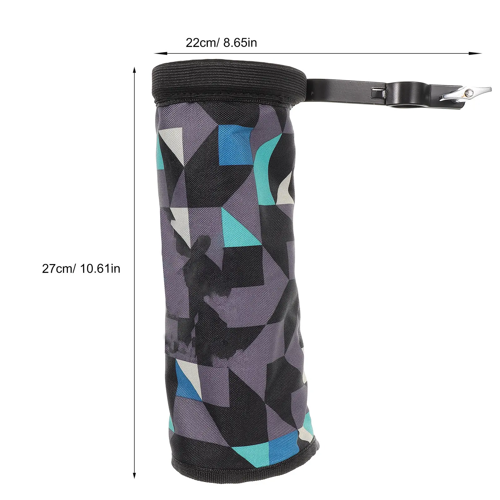 Drum Stick Bag Holder for Drum Set Robust Thick Fabric Drumstick Container Large Capacity Storage for Sticks Brushes Mallets