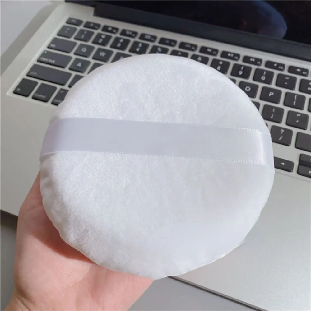 Alta qualidade super macio puff de maquiagem de grandes dimensões 130mm esponja de beleza normal grande maquiagem cosmética puff