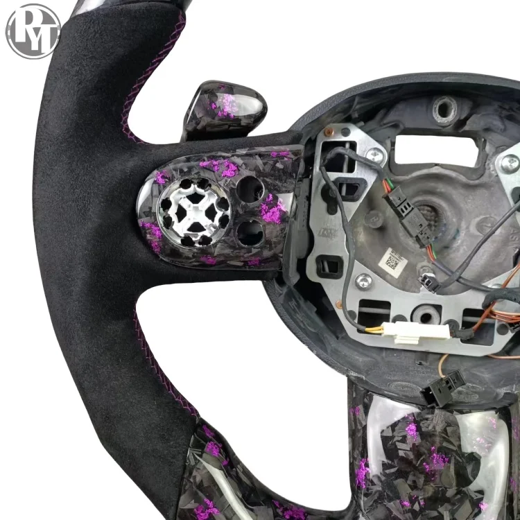 Hot-selling forged carbon fiber steering wheel suitable for Mini Cooper R55 R56 R60 R61 F55 F56 F57