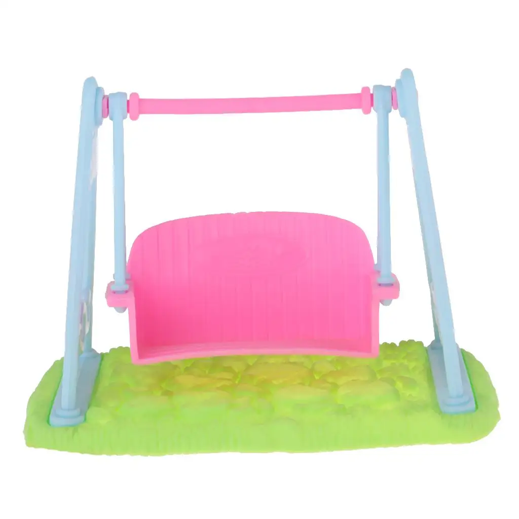 1/12 دمية أثاث مصغر حديقة سوينغ مشاهد الحياة الديكور