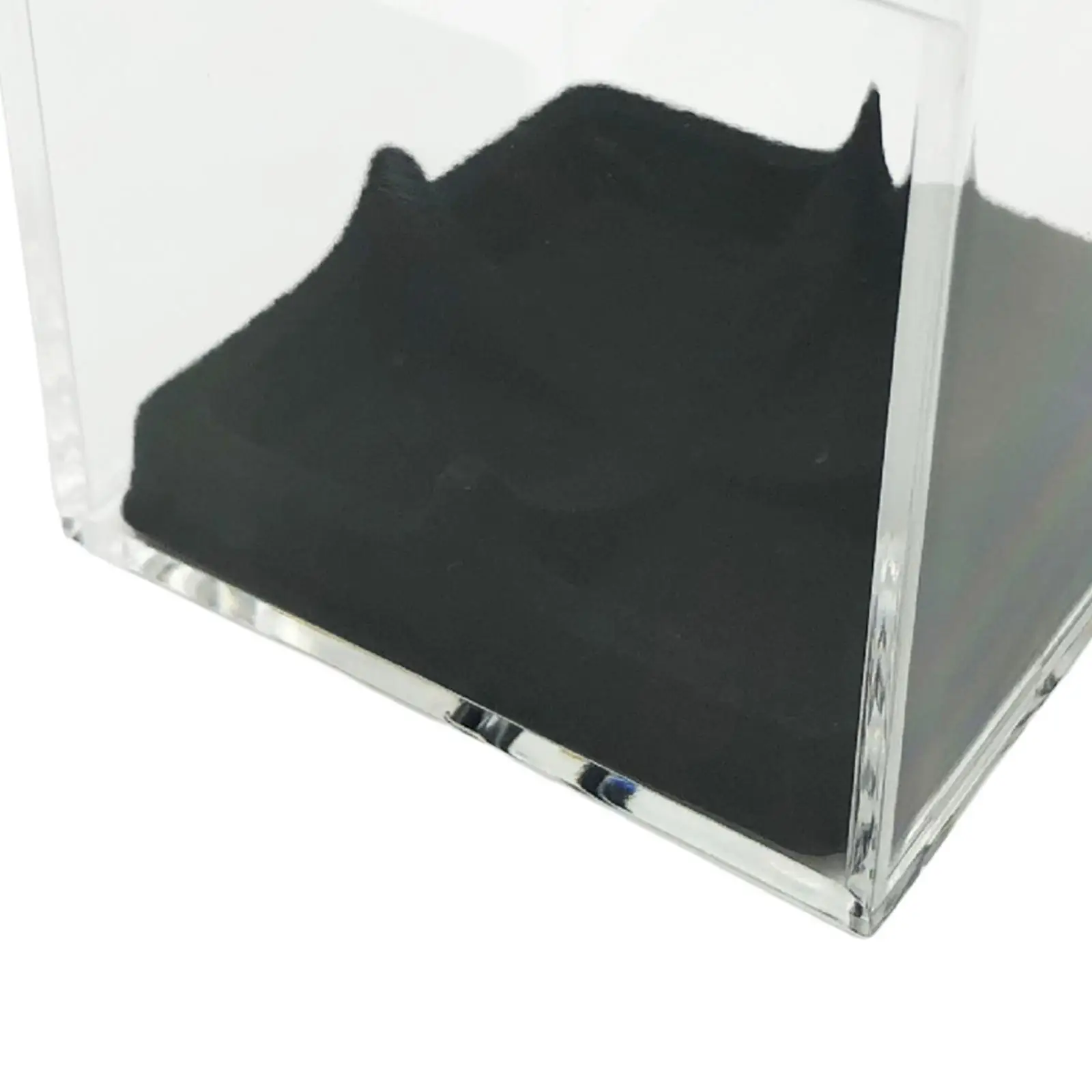 Dustproof Storage Box, Acrylic Baseball Stand with Holder, Display Case Visual