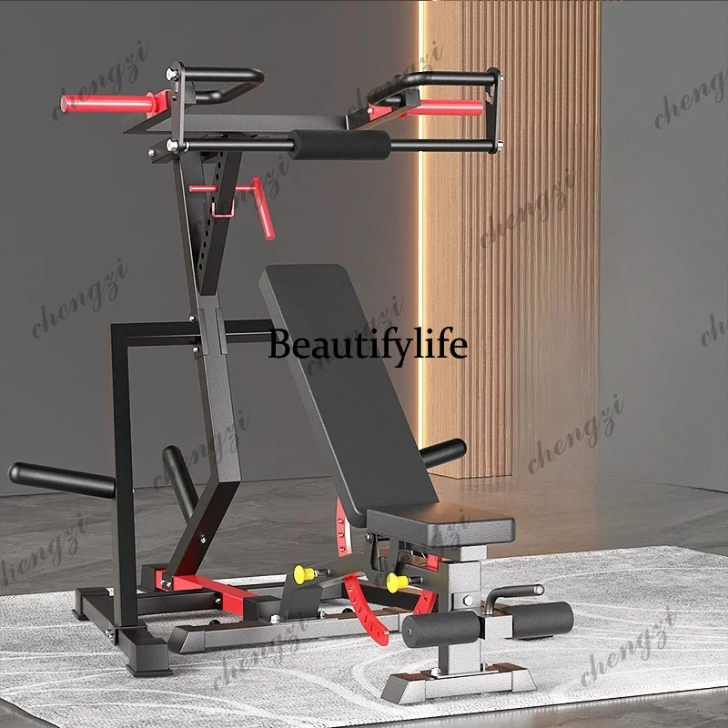 Household bench press frame, weight lifting, strength trainer, all-in-one machine, squat frame, fitness equipment