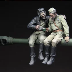 Odlew żywiczny figurka żywicy żołnierza (w tym beczki) w skali 1/35