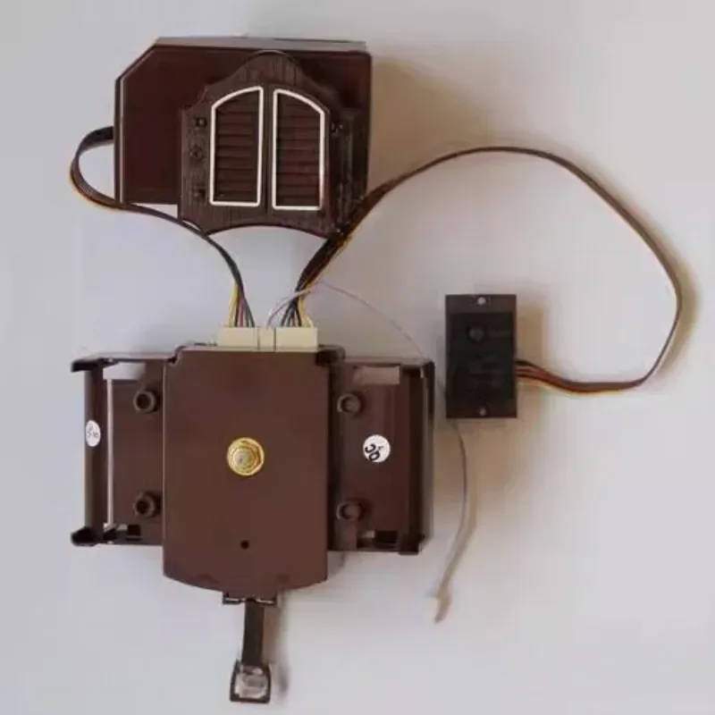 Creative Vintage Cuckoo Clock Movement Multi-Function Wall Clock Mechanism Music Rotating Stage Bird Box Accessories Repair Cloc